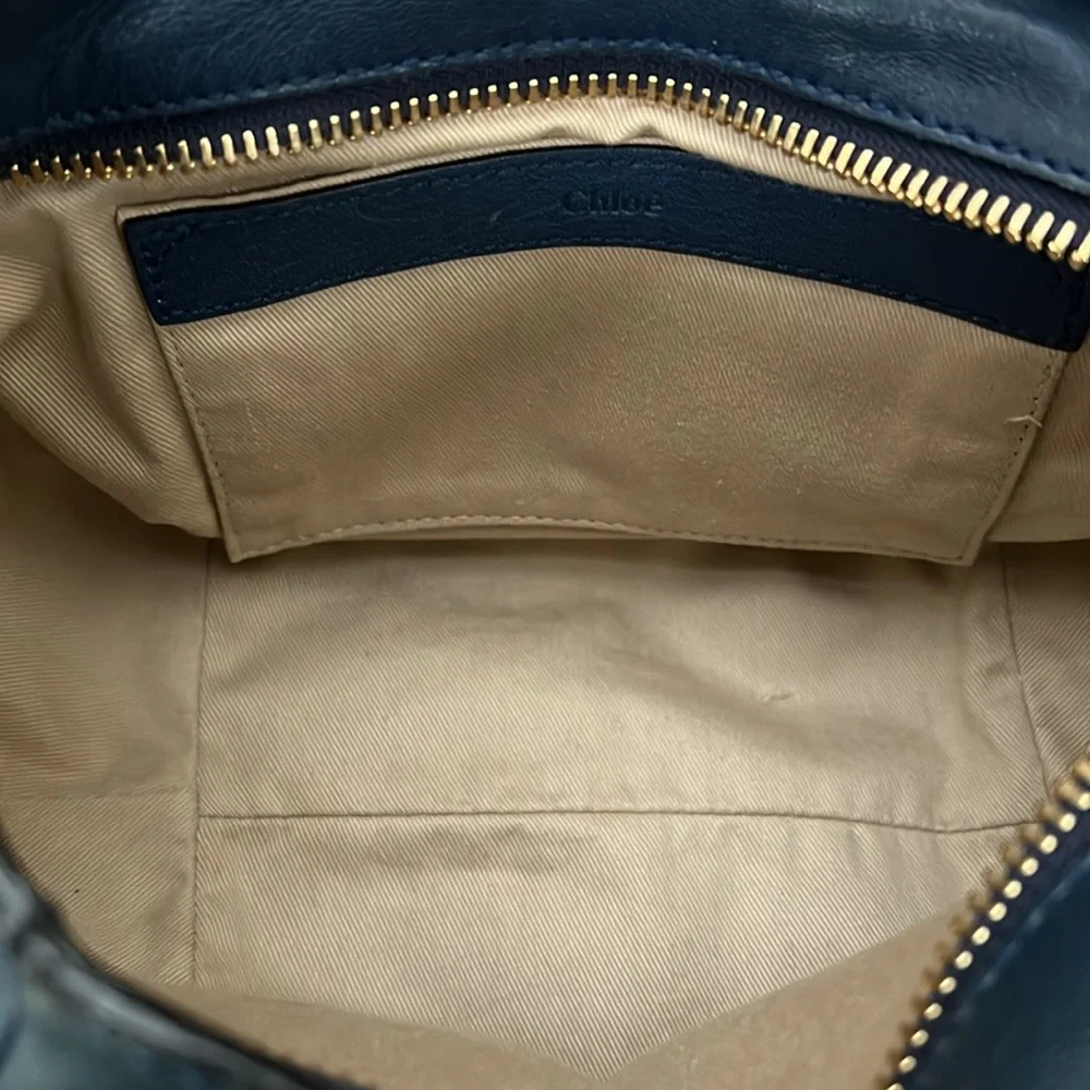 CHLOE Two Way Hand/Crossbody bag in Blue - the only every day bag you will need - Picture 12 of 17